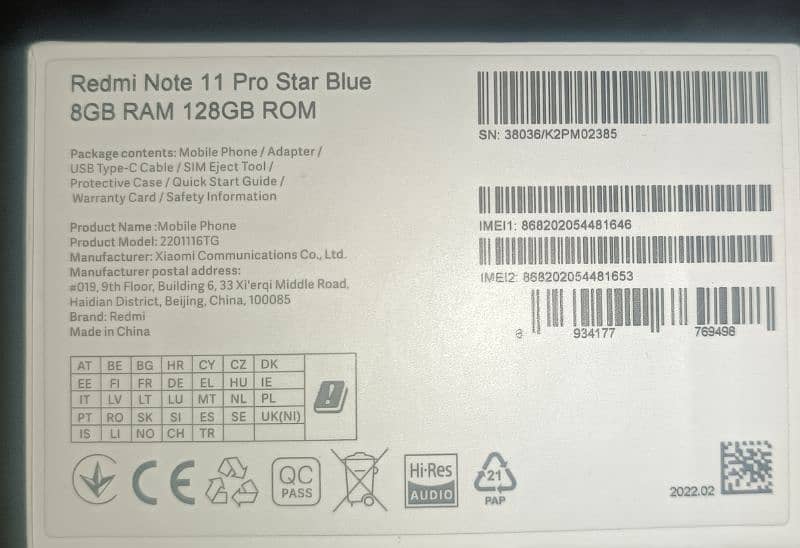 Redmi Note 11 Pro 8/128 6