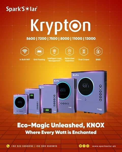 Knox Krypton 8kw Pv11000 Hybrid Solar Inverter Dual MPPTs Voltronic 1