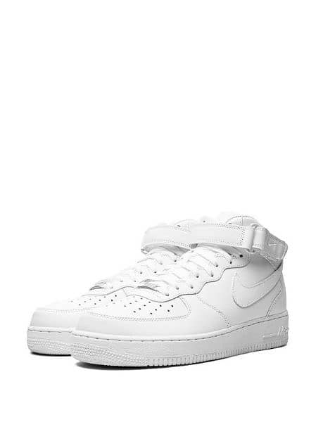 Nike Airforce 1 Mid all white 1