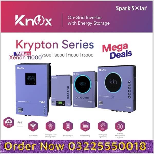 Knox Argon VM2 3kw 24v and 5kw 48v Off Grid Hybrid Genuine Voltronic 2
