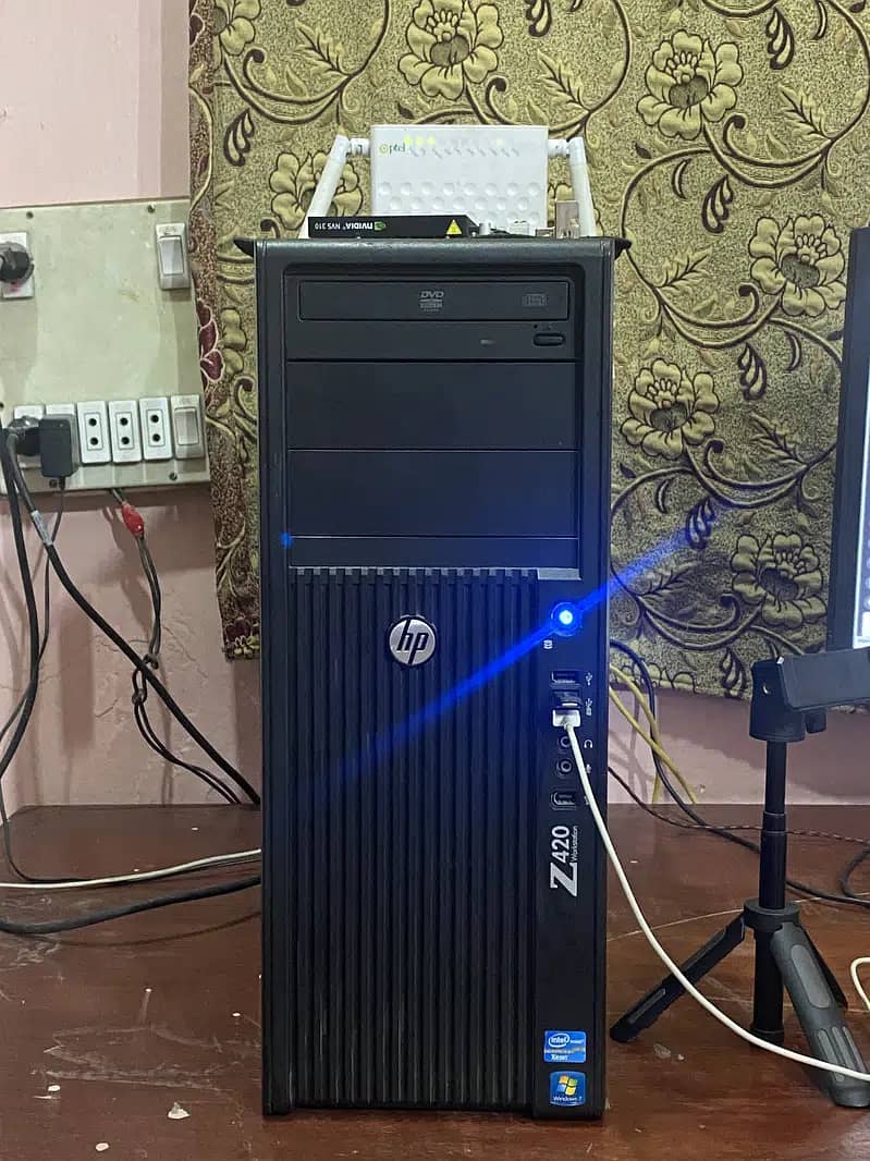 HP Z420 Gaming PC Workstation with nvidia gtx 760 7