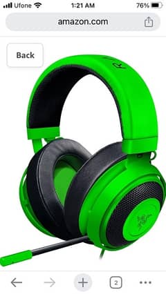 Razer Kraken Pro V2 gaming headphones 0