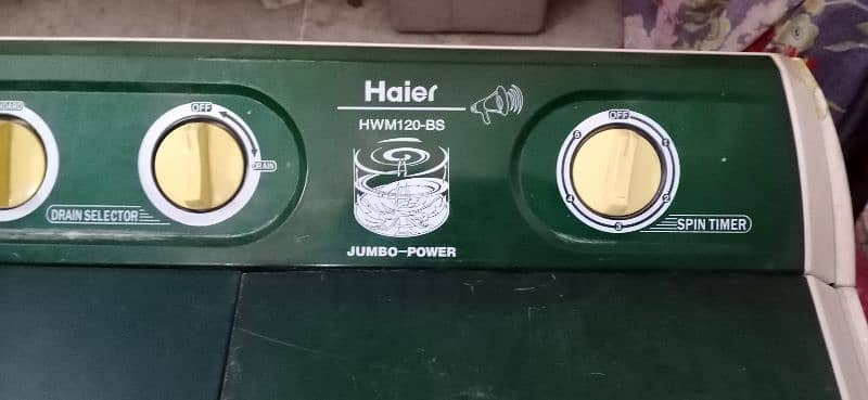 Haier Twin Tub Washing Machine HWM 120-BS 2