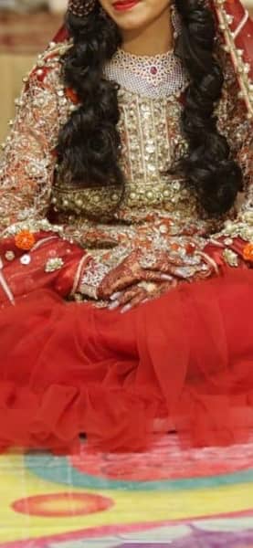 Bridal complete suit of mustard color 4