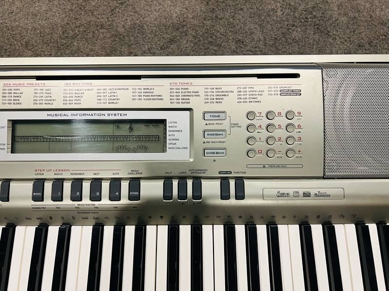 Casio WK-200 Keyboard with Indians tones piano Yamaha  Korg Roland 4