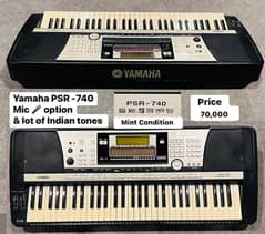 Yamaha PSR-740 Keyboard with India’s tones Yamaha  Korg Roland Casio