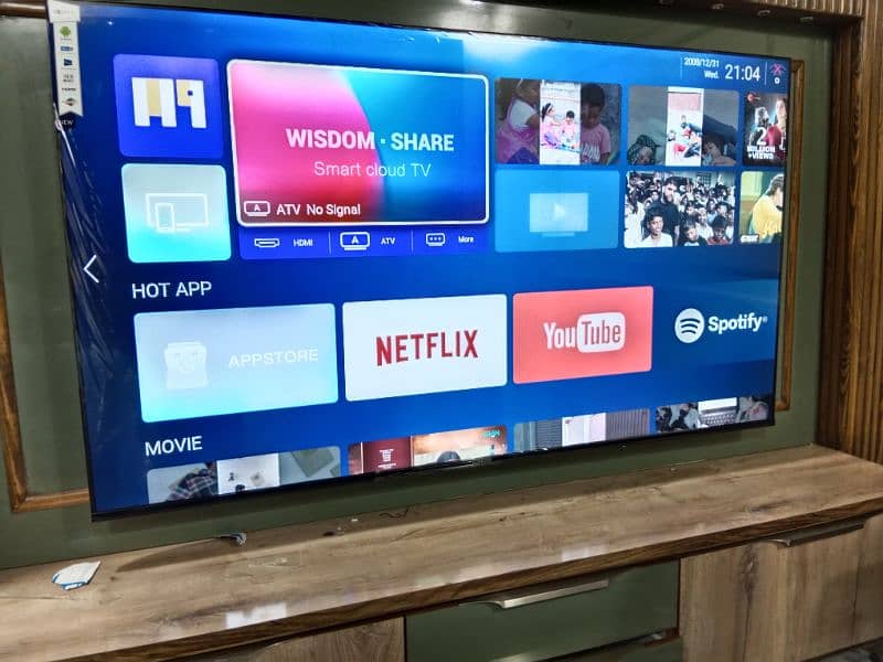 75 inch Samsung Android led tv new latest model (55'' 65" 85") 10