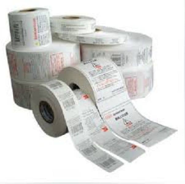 Barcode labels Sticker & it's Ribbons 10