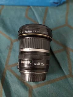 Canon EF-S 10-22mm lens