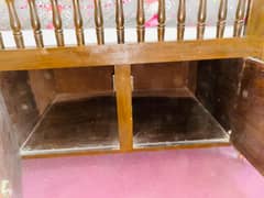 Baby cot with 2 drawers