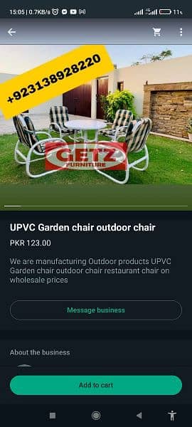 outdoor chair restaurant chair Garden Chairs 03138928220 2