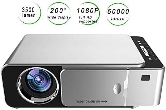 T6 Android 10. V Wifi Smart 2/16GB  Projector 1080p Hd Led Projector 2