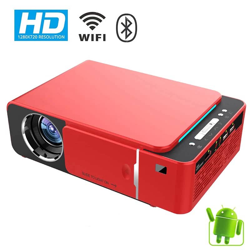 T6 Full HD Led Projector 2K 4K 3500 Lumen Portable Cinema Projector 9