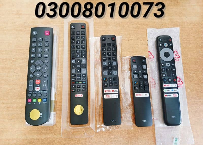 100% Original /Chinies LG TCL Sony Led tv Remote controls 03008010073 2