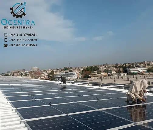 10 kW On Grid System solar panels 1