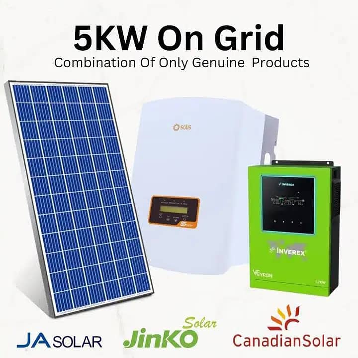 10 kW On Grid System solar panels 8