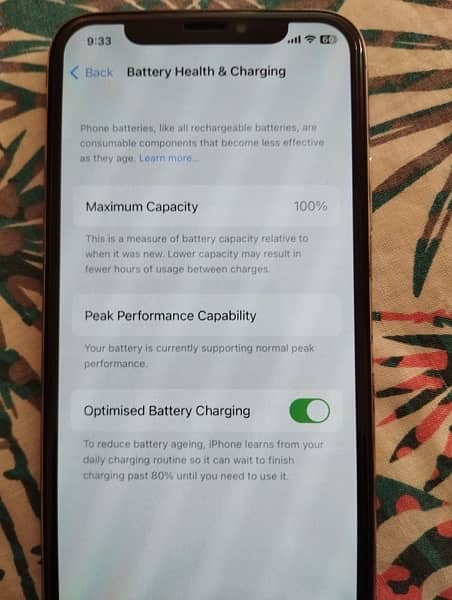 I PHONE X PTA APPROVED 256 GB exchange possible 9