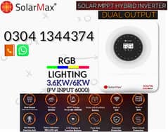 Solar Max MPPT / Hybrid Invertor / Solar Inverter 03041344374