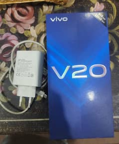 ViVo V20 8/128 with Flash vivo original charger & box 0