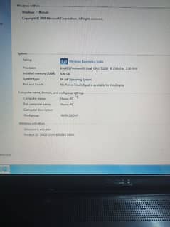 Dell C2d laptop. 4gb ram 256 GB rom camera