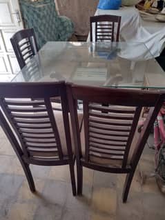 Dining Table with 4 chairs Bandoq Wala Design