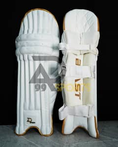 Cricket batting leg pad for professional cricketers, blast golden