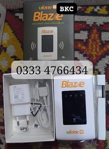 Zong 4G+ Ufone 4G Blaze Jazz Ptcl Charji Flash Fiber Gpon 5G Internet 5