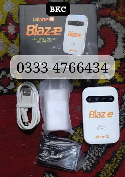 Zong 4G+ Ufone 4G Blaze Jazz Ptcl Charji Flash Fiber Gpon 5G Internet 7