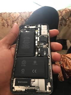 iphone x dead board 256gb battery ok hai parts waly hazrat rabta krain