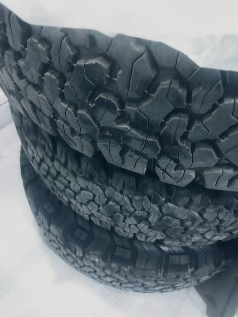 BRUT fresh import Alloy Rim with New Tyres for Land Cruiser Prado 5