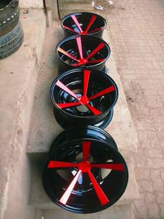 steel deep rims For car And jeep available CoD All of Pakisn