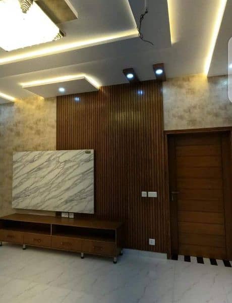 Marble sheet/PVC pannel/wallpaper/gypsum ceiling/media wall/tv console 7