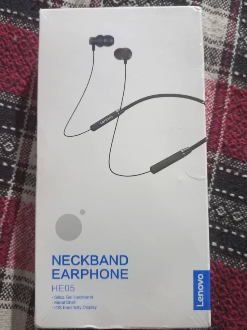 Lenovo HE05 Neckband Wireless Earphones (Brand New) 2