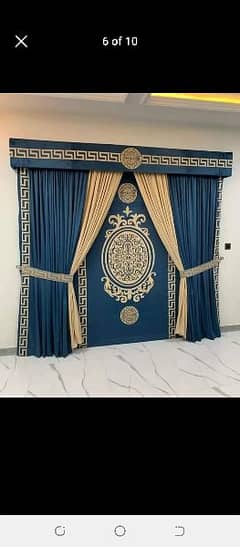 luxury curtain. design curtain motive poshing