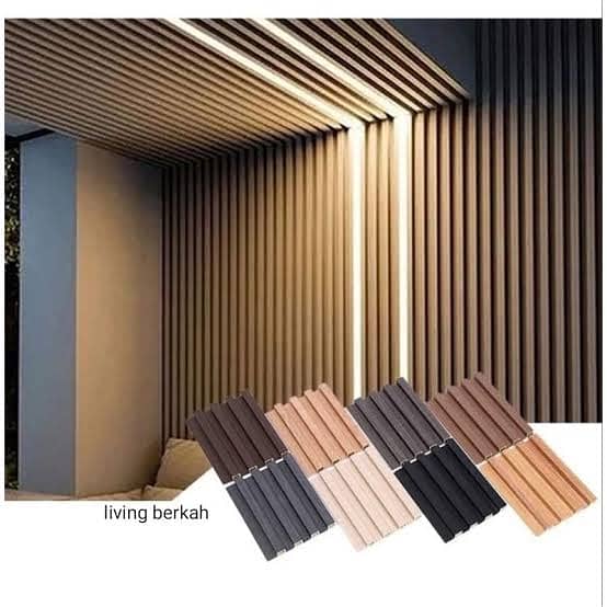 Wallpaper / Vinyl Flooring / Wooden Flooring / Fluted Panel / Grass 16