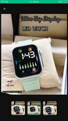 LED wrist watch