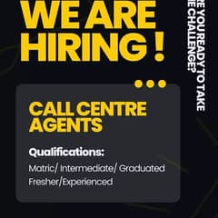 Urgent hiring for call center job both male & female