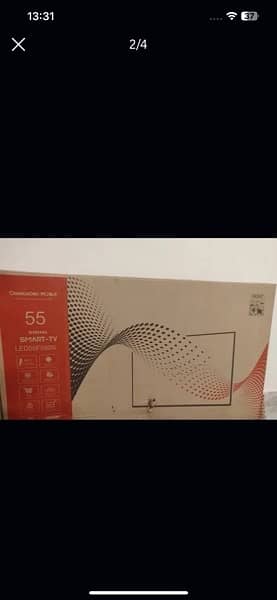 led tv 55 chang hong ruba smart wifi brand new better than Samsung Tcl 1