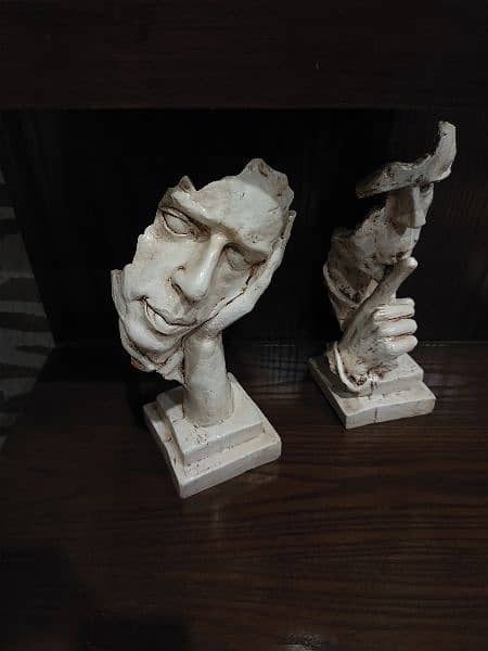 Face Sculpture Pack of 2 | For Sale | The Thinker | 3