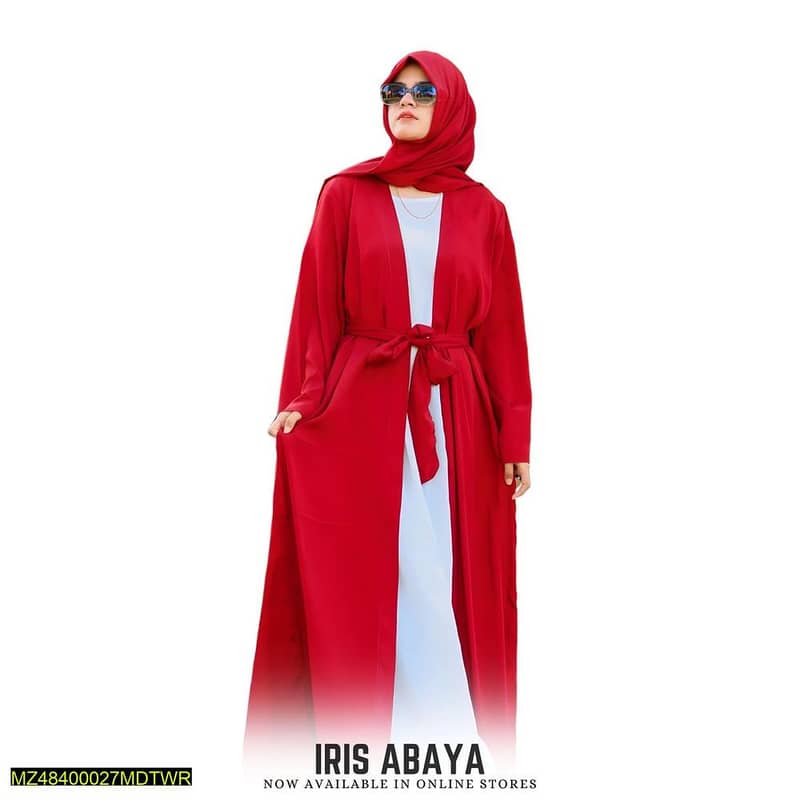 Women's stitched grip abaya 6