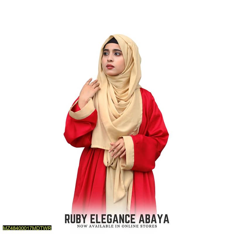 Women's stitched grip abaya 9
