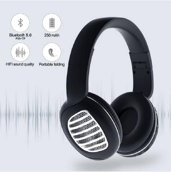 FASTER S4 HD solo wireless stereo headphones _BT 5.0 with mic 2