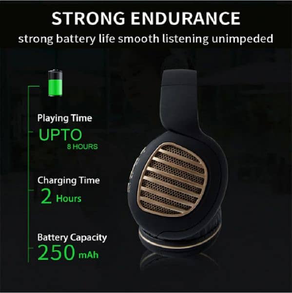 FASTER S4 HD solo wireless stereo headphones _BT 5.0 with mic 8