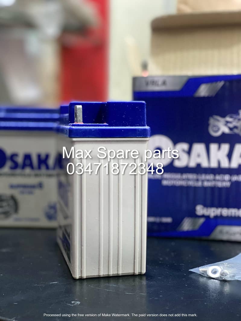 Osaka dry VRLA maintenance free battery for ybr 125/gd110/cb150f 3
