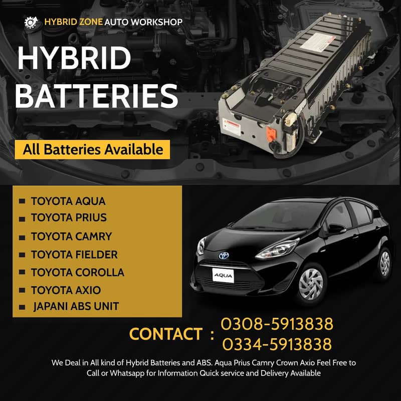Aqua hybrid battery prius hybrid battery axio hybrid battery 0