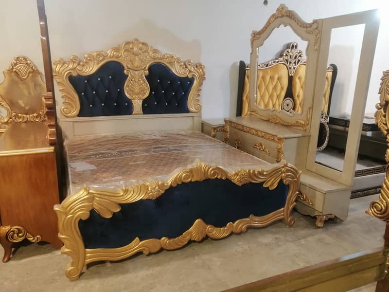 bed set / king size / double bed / bridal bedroom / furniture 1