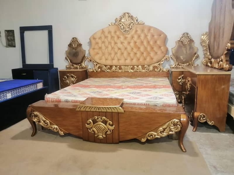 bed set / king size / double bed / bridal bedroom / furniture 4