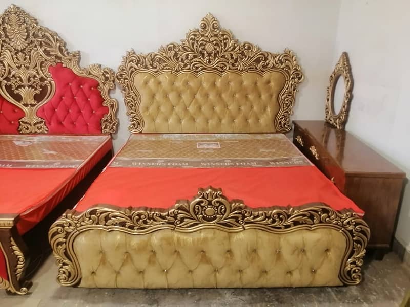 bed set / king size / double bed / bridal bedroom / furniture 5
