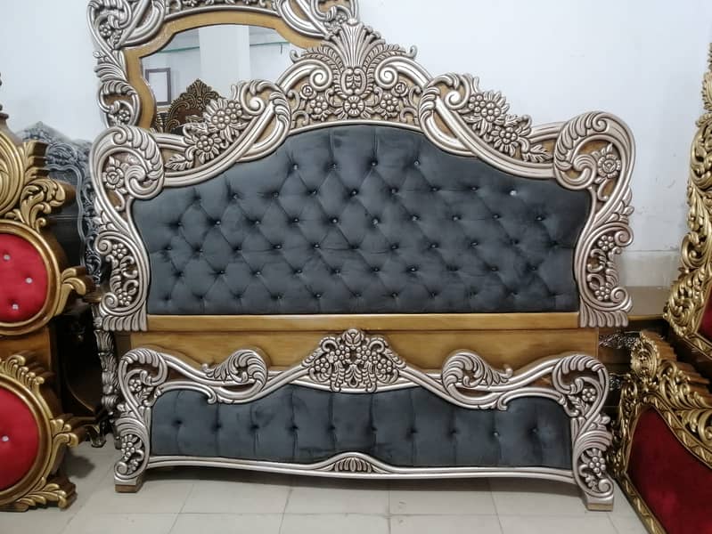 bed set / king size / double bed / bridal bedroom / furniture 7