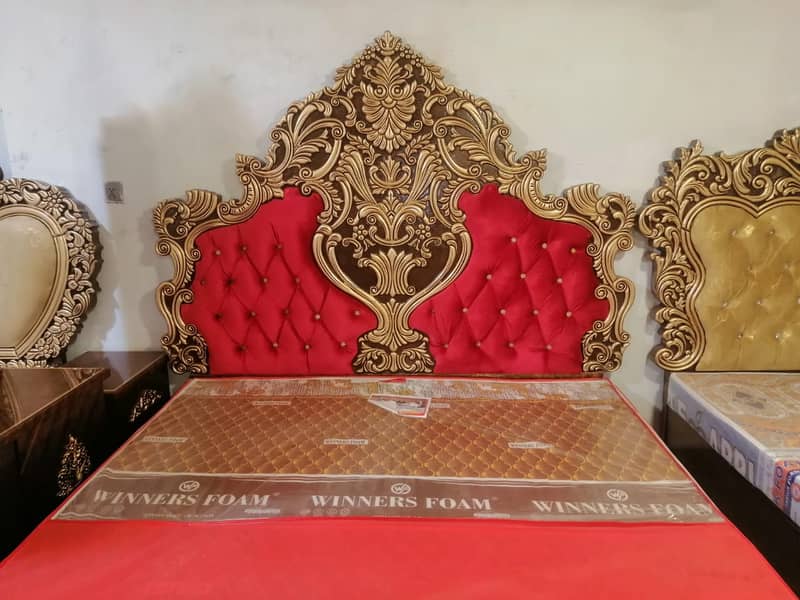 bed set / king size / double bed / bridal bedroom / furniture 8